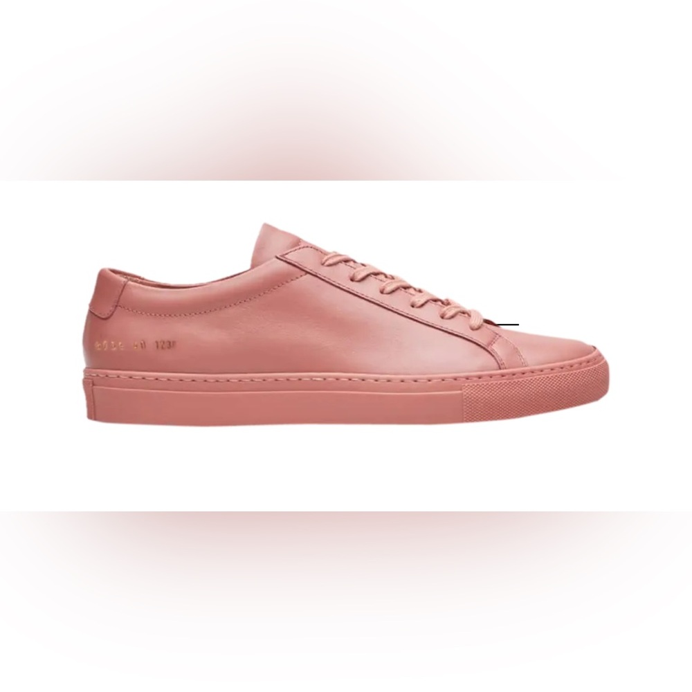 Common Projects Blush Rose Leather Sneakers